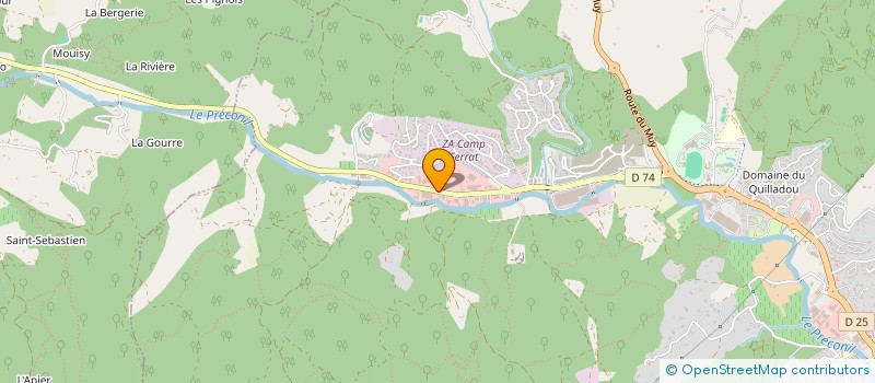 localisation de l'entreprise 888 429 792   SAINTE-MAXIME