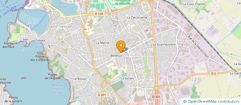 localisation de l'entreprise 888 433 877   SAINT-MALO