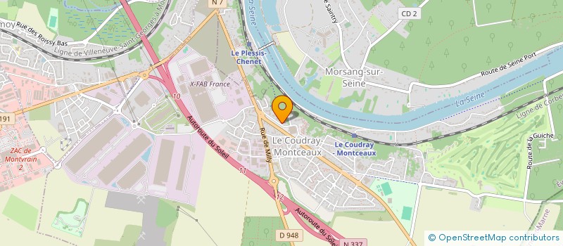 localisation de l'entreprise 888 437 431   SAINT-FARGEAU-PONTHIERRY