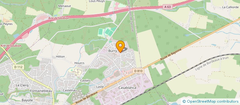 localisation de l'entreprise 888 437 605   SAUBION