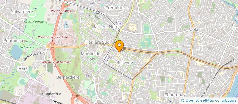 localisation de l'entreprise 888 471 109 à NANTES