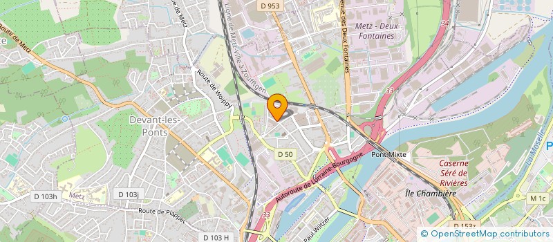 localisation de l'entreprise 888 477 247   METZ