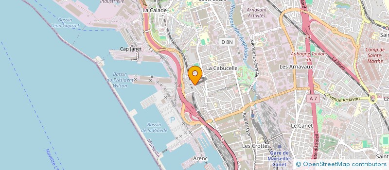 localisation de l'entreprise 888 496 924   MARSEILLE