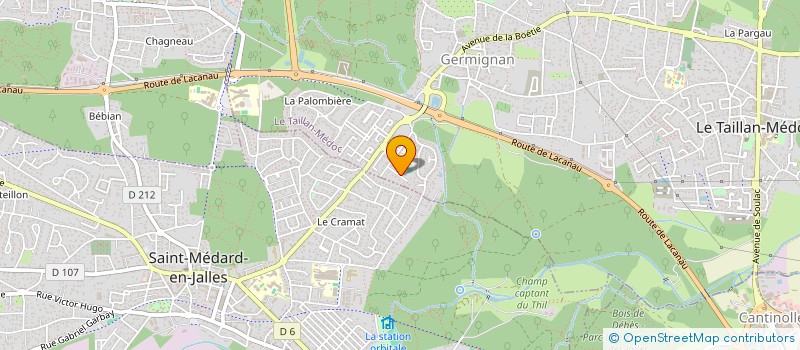 localisation de l'entreprise 888 513 579   LE TAILLAN-MEDOC