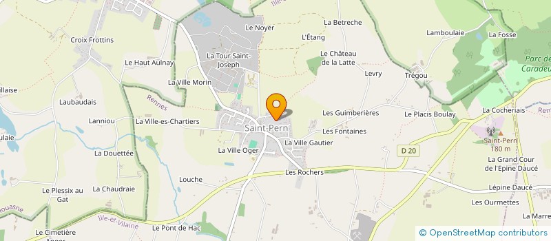 localisation de l'entreprise 888 514 981 à SAINT-PERN