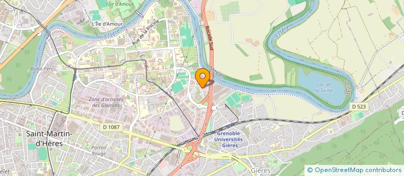 localisation de l'entreprise 888  GIERES