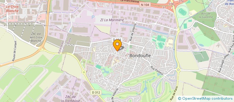 localisation de l'entreprise 888 520 442   BONDOUFLE