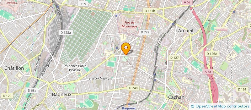 localisation de l'entreprise 888 530 409   BAGNEUX