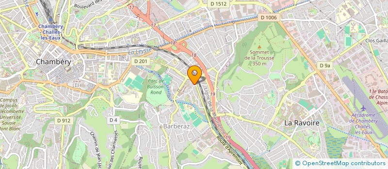 localisation de l'entreprise 888 534 088 à LA MOTTE-SERVOLEX