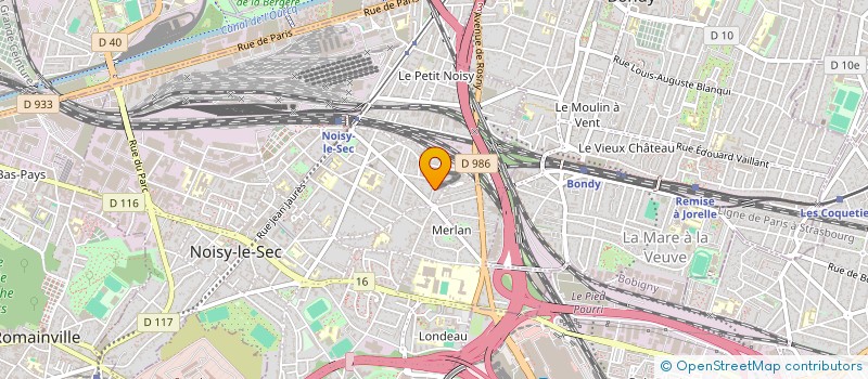 localisation de l'entreprise 888 539 772  à NOISY-LE-SEC
