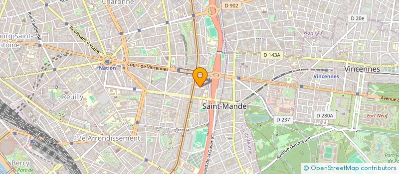 localisation de l'entreprise 888 541 380 à VERSAILLES