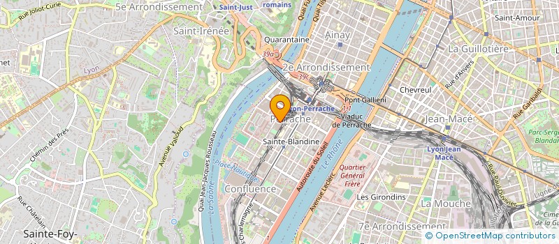 localisation de l'entreprise 888 541 786   LYON