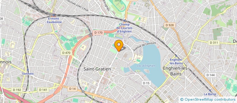 localisation de l'entreprise 888 543 931   SAINT-GRATIEN