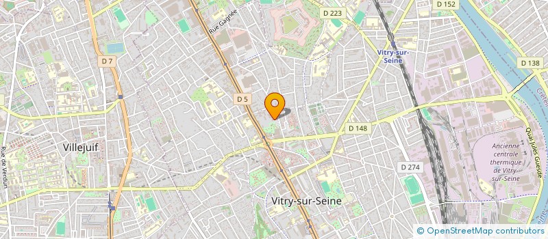 localisation de l'entreprise 888 546 850   VITRY-SUR-SEINE