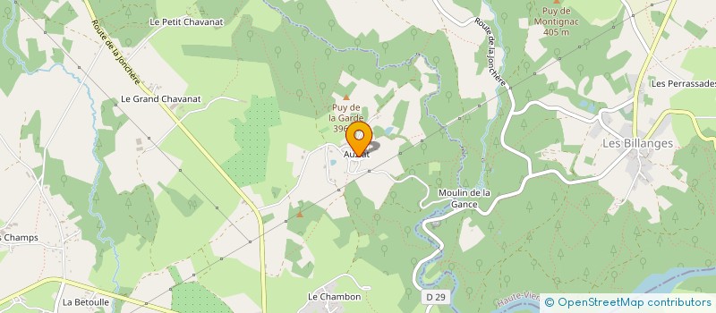 localisation de l'entreprise 888 554 631 à AMBAZAC
