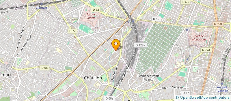 localisation de l'entreprise 888 566 833 à MONTREUIL