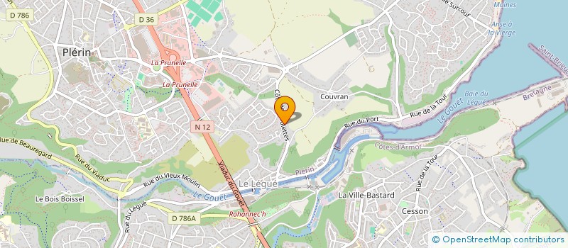 localisation de l'entreprise 888 617 636 à PLERIN