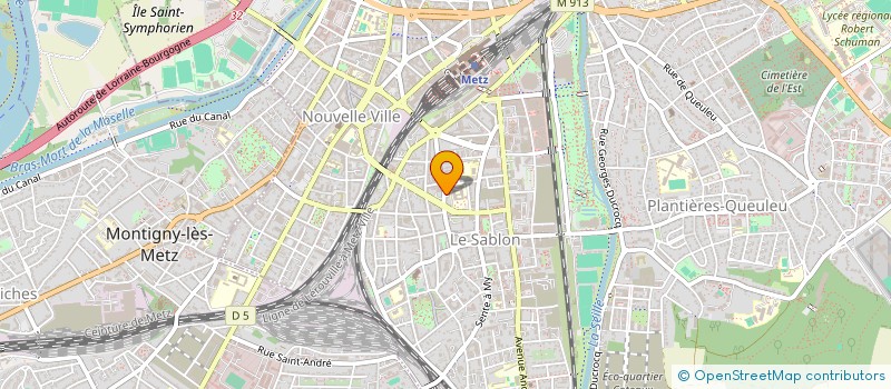 localisation de l'entreprise 888 621 406   METZ