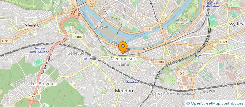 localisation de l'entreprise 888 624 053   MEUDON