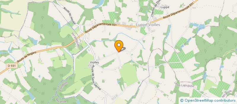 localisation de l'entreprise 888 654 571   LUPPE-VIOLLES