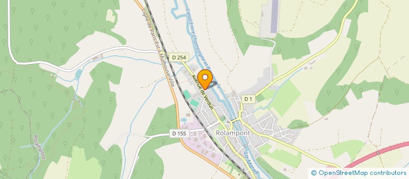 localisation de l'entreprise 888 660 685 à ROLAMPONT