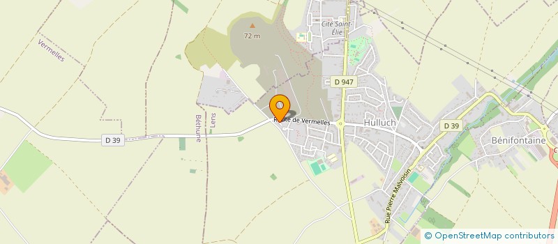 localisation de l'entreprise 888 671 385   HULLUCH