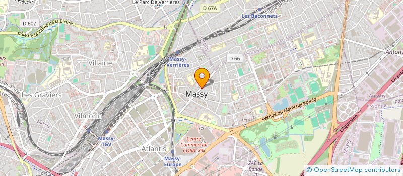 localisation de l'entreprise 888 674 801 à LES ULIS