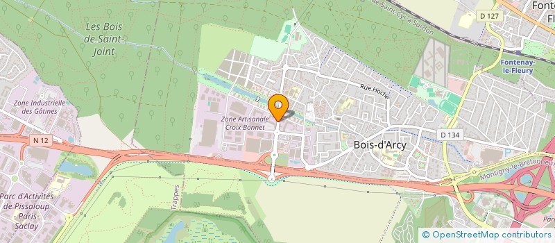 localisation de l'entreprise 888 676 954   BOIS-D'ARCY