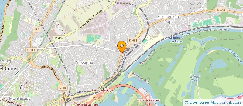 localisation de l'entreprise 888 683 208   CALUIRE-ET-CUIRE