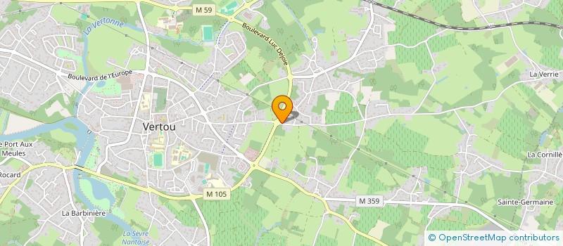 localisation de l'entreprise 888 685 211   VERTOU