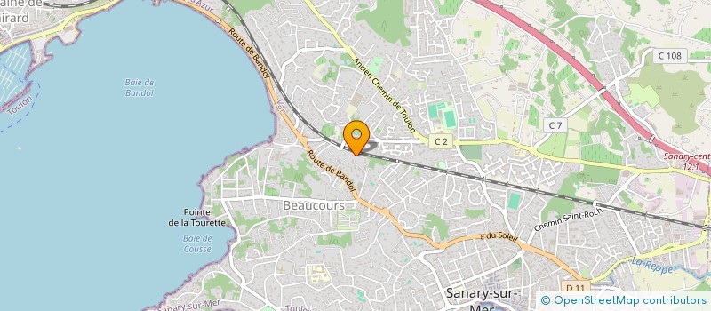 localisation de l'entreprise 888 686 144 à SANARY-SUR-MER