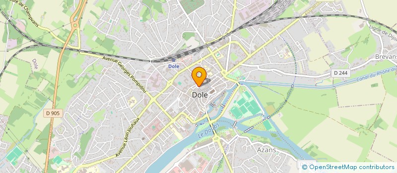 localisation de l'entreprise 888 698 867  à DOLE