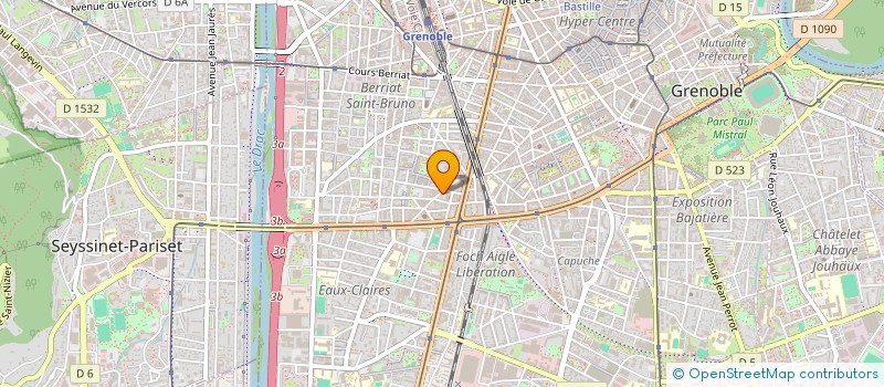 localisation de l'entreprise 888 714 409   GRENOBLE