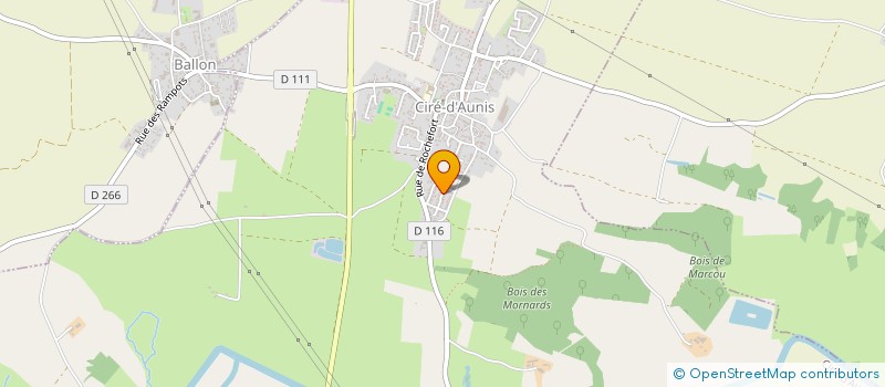 localisation de l'entreprise 888 717 857   CIRE-D'AUNIS