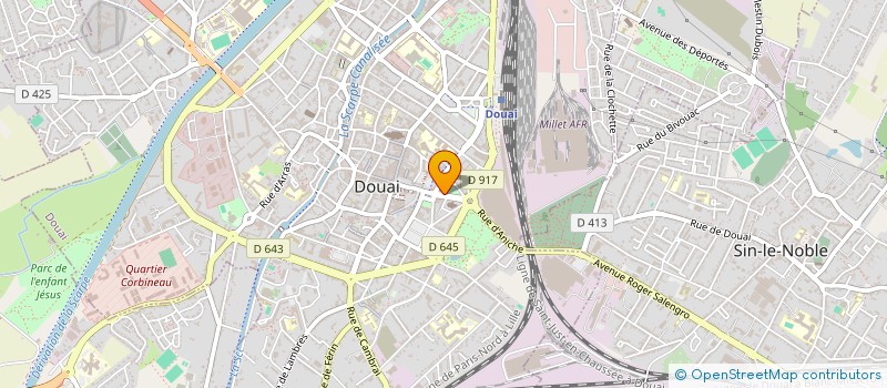 localisation de l'entreprise 888 719 895 à DOUAI
