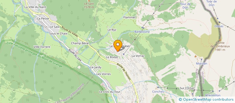 localisation de l'entreprise 888 721 529   CHATEL