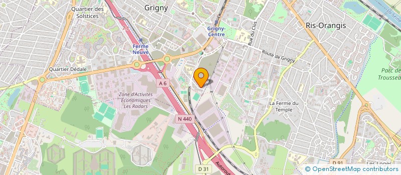 localisation de l'entreprise 888 723 228   GRIGNY