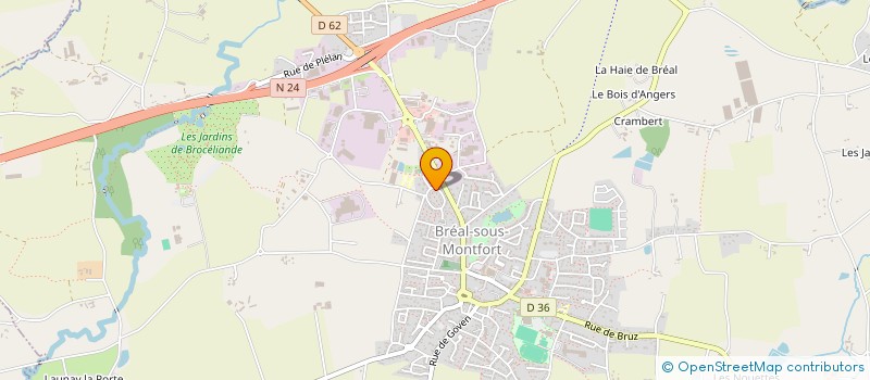 localisation de l'entreprise 888 734 753   BREAL-SOUS-MONTFORT