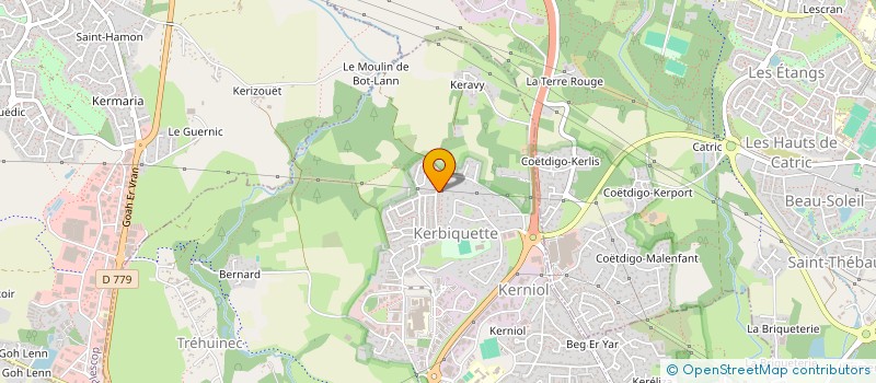 localisation de l'entreprise 888 734 787  à VANNES