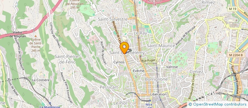 localisation de l'entreprise 888 736 972   NICE