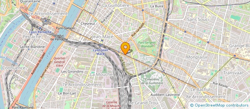 localisation de l'entreprise 888 742 772 à LYON