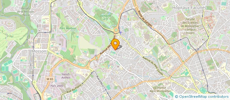 localisation de l'entreprise 888 746 633 à MONTPELLIER