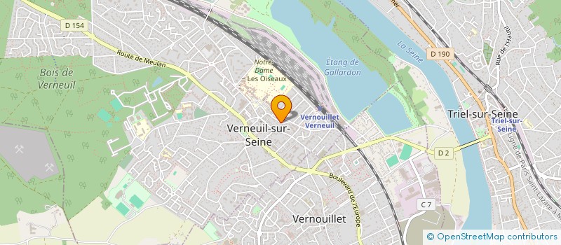 localisation de l'entreprise 888 768 983  à VERNEUIL-SUR-SEINE