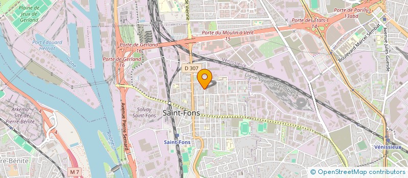 localisation de l'entreprise 888 789 286   SAINT-FONS