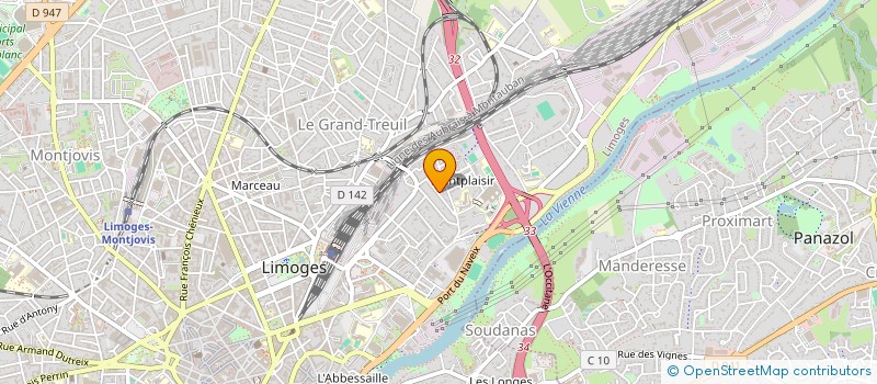 localisation de l'entreprise 888 798 915 à LIMOGES