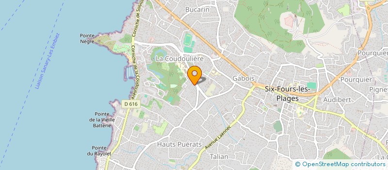 localisation de l'entreprise 888 801 172  à SIX-FOURS-LES-PLAGES