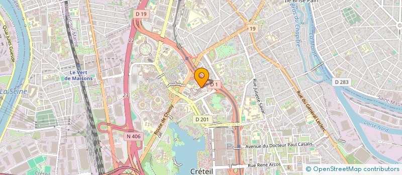 localisation de l'entreprise 888 809 159   CRETEIL