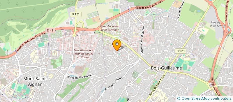 localisation de l'entreprise 888 814 738  à BOIS-GUILLAUME