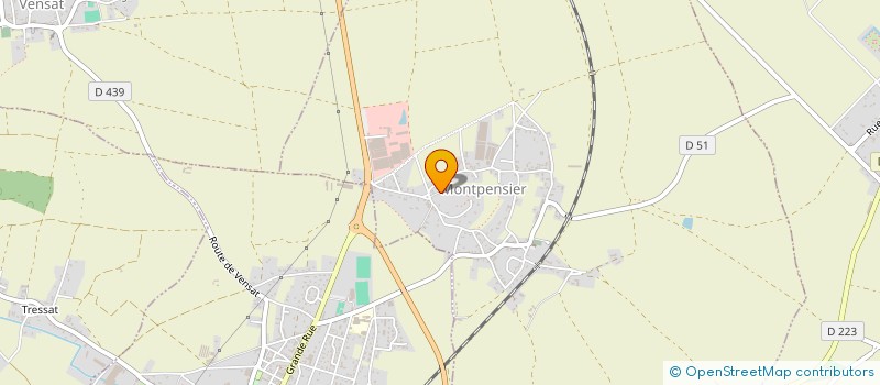 localisation de l'entreprise 888 822 756   MONTPENSIER