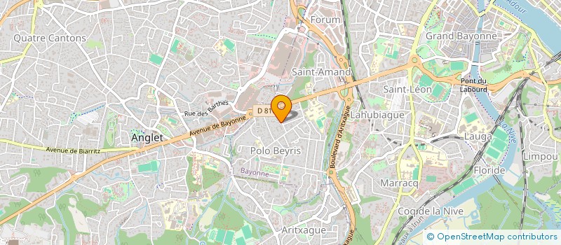 localisation de l'entreprise 888 825 668 à BAYONNE